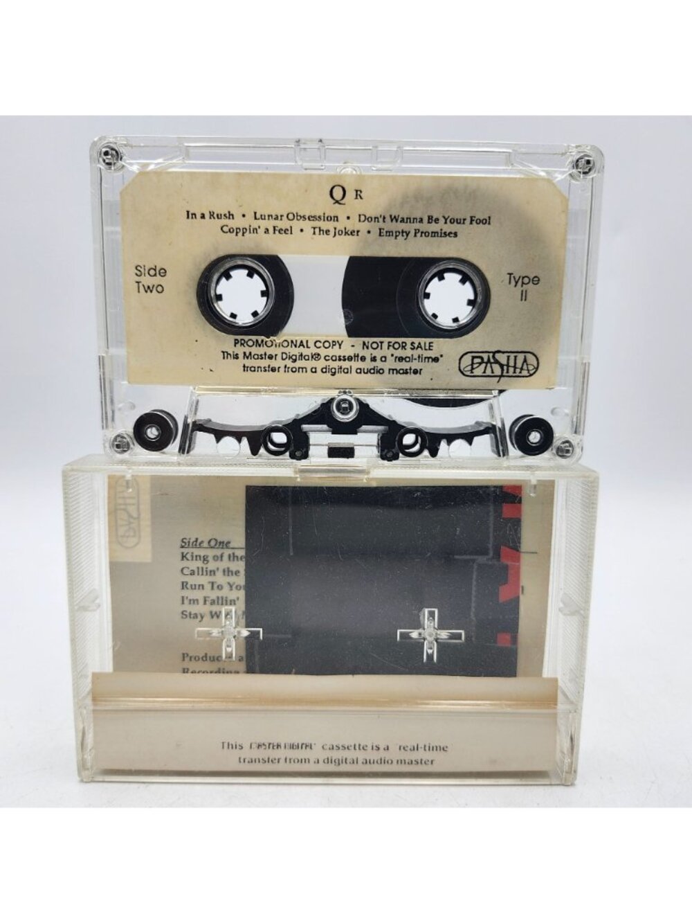 Quiet Riot Q R Master Digital Cassette Promotional Copy Pasha Records RARE - Picture 2 of 10